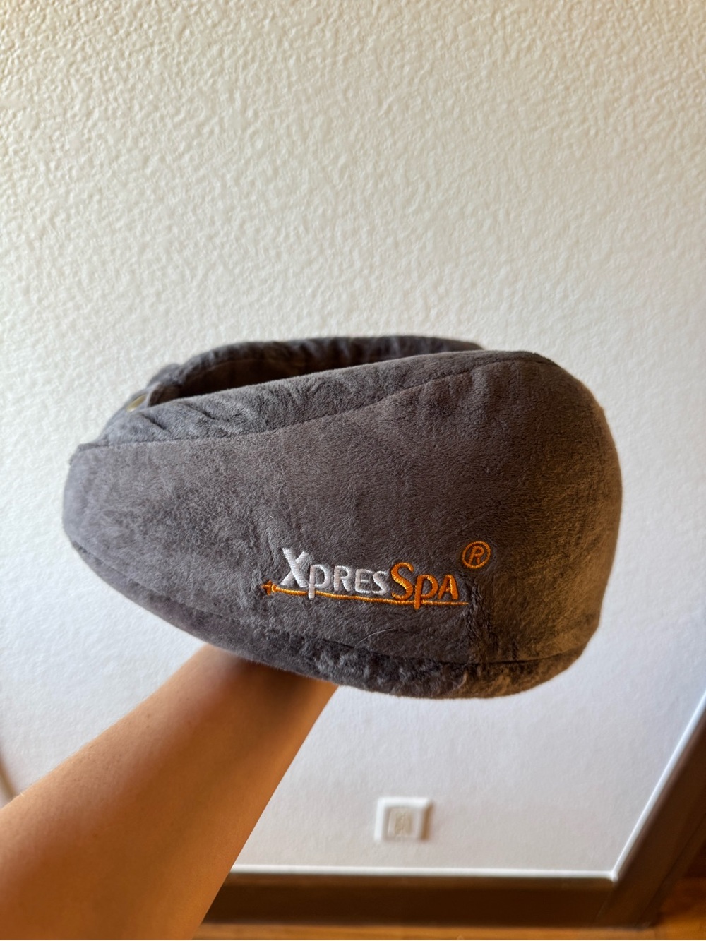XpresSpa Memory Foam Travel Neck Pillow